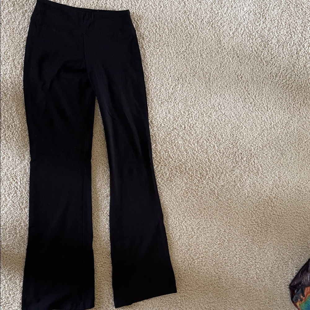 Bella Canvas Jet Black Flare Trousers